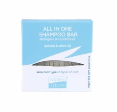 Green Fields All In One Shampoo Bar Köpekler İçin Kinoa ve Zeytinyağ İçeren Kremli Sabun 70 Gr