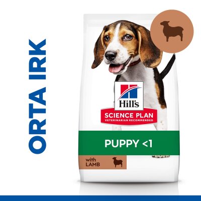 Hill's SCIENCE PLAN Orta Irk Kuzulu ve Pirinçli Yavru Köpek Maması 2,5 kg