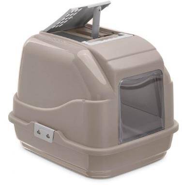 Imac Easy Cat Filtreli Kapılı Kedi Tuvalet Kabı Gri