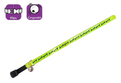 Karlie Çıngıraklı Balık Desenli Kedi Boyun Tasması 30 Cm Sarı