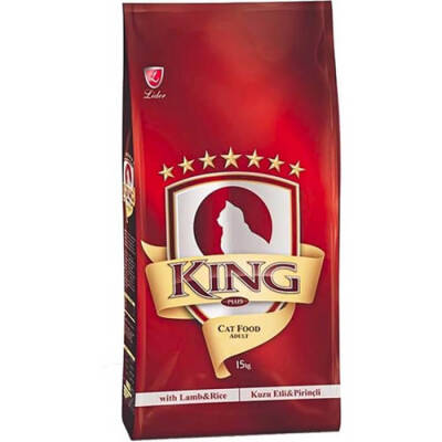 King Kedi Maması Kuzu Etli Pirinçli 15 kg
