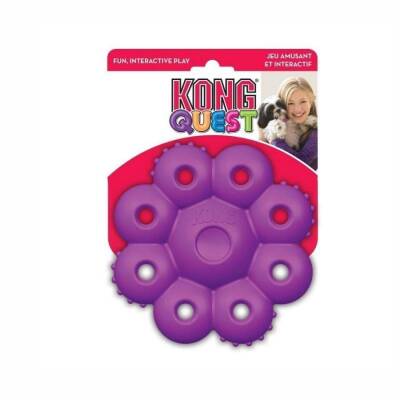Kong Quest Star Çiçek Şeklinde Köpek Oyuncağı S