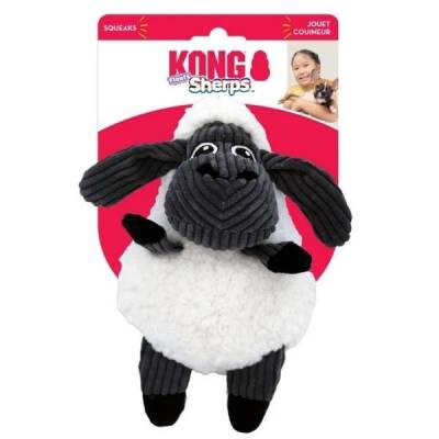 Kong Sherps Sevimli Kuzu Şeklinde Peluş Köpek Oyuncağı M