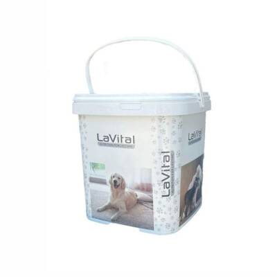 LaVital Kedi ve Köpekler için Mama Saklama Kova 4 Kg Kapasiteli