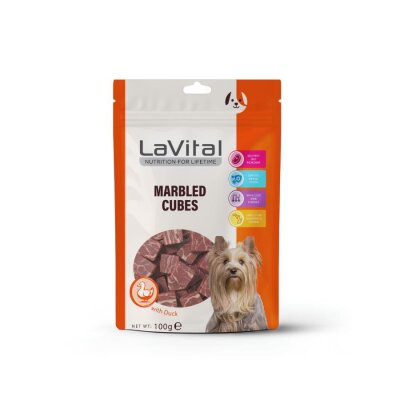 LaVital Ördek Etli Küp Köpek Ödülü 100 Gr