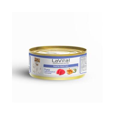 LaVital Ton Balıklı ve Enginarlı Yetişkin Kedi Konservesi 85 Gr