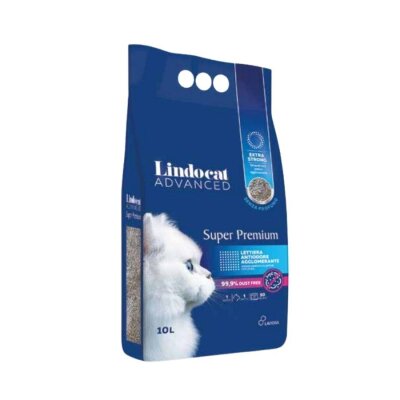 Lindocat Advanced Super Premium Extra Güçlü Topaklanan Kokusuz Kedi Kumu 10 Lt