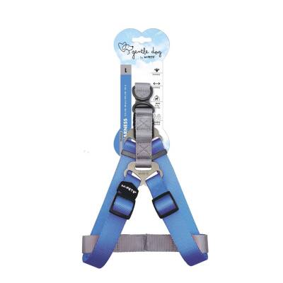 M-Pets Gentle Triangle Köpek Göğüs Tasması Mavi M