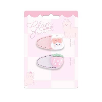 M-Pets Glam Figürlü Kedi ve Köpekler İçin Aksesuar Toka Pembe