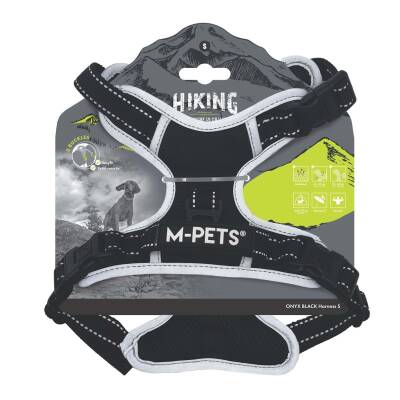 M-Pets Hıkıng Reflektörlü Soft Köpek Göğüs Tasması Siyah L