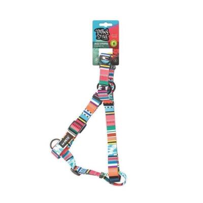 M-Pets Urban Style Jazz Stripes Köpek Göğüs Tasması L