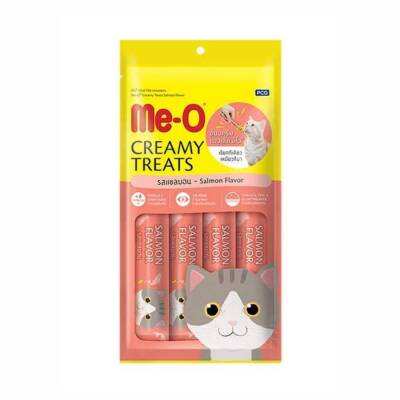 Me-O Creamy Somon Balıklı Yetişkin Kedi Ödülü 4x15 gr