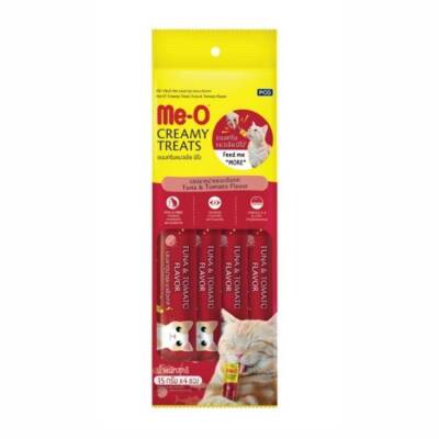 Me-O Creamy Ton Balıklı ve Domatesli Yetişkin Kedi Ödülü 4x15 gr