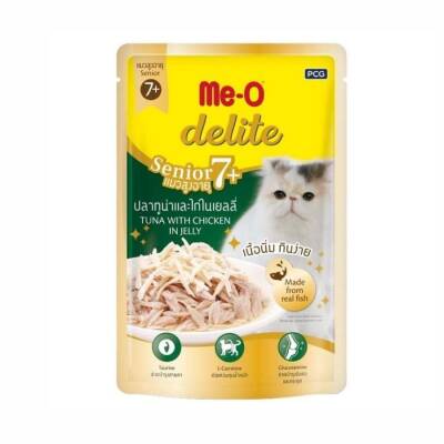 Me-O Delite Pouch Ton Balıklı Yaşlı Kedi Konservesi 70 Gr