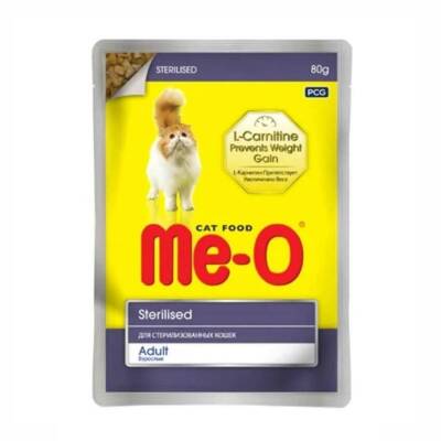 Me-O Pouch Tavuklu Kısırlaştırılmış Yetişkin Kedi Konservesi 80 Gr