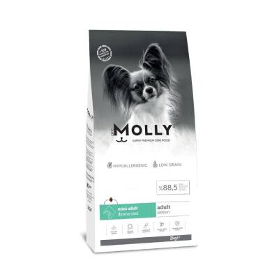Molly Düşük Tahıllı Hypoallergenic Somonlu Küçük Irk Yetişkin Köpek Maması 2 Kg