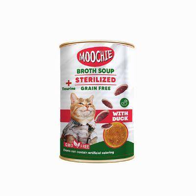 Moochie Kısırlaştırılmış Kediler İçin Ördekli Kedi Çorbası 135 ml