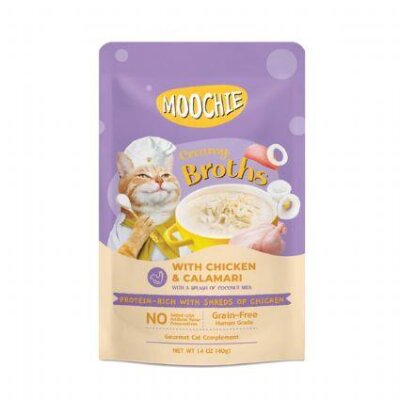 Moochie Tavuk ve Kalamarlı Kedi Çorbası 40 gr