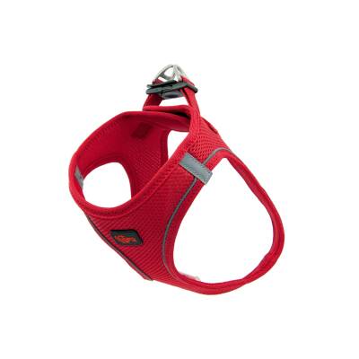 Natura Air Yumuşak Doku Köpek Bel Göğüs Tasması XL Kırmızı