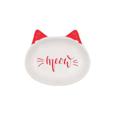 Natura Meow Kedi Seramik Mama Kabı 200 ml 14 cm
