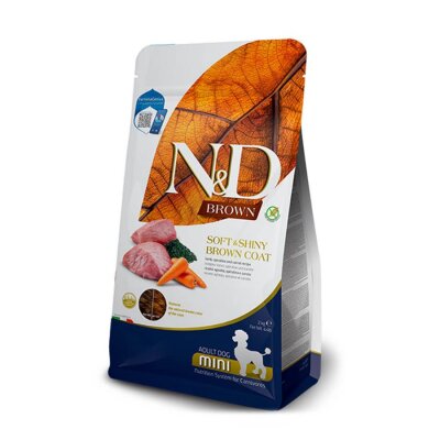 N&D Brown Kuzu Etli Mini Irk Yetişkin Köpek Maması 5kg
