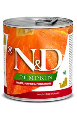 N&D Pumpkin Tavuklu Puppy Yavru Köpek Konservesi 285 gr
