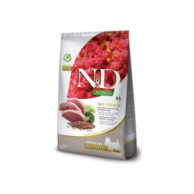 N&D Quinoa Neutered Mini Ördekli Kısırlaştırılmış Küçük Irk Köpek Maması 7 Kg