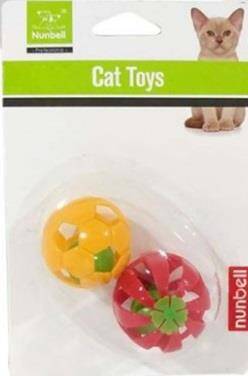 Nunbell Çıngıraklı İkili Kedi Oyuncağı