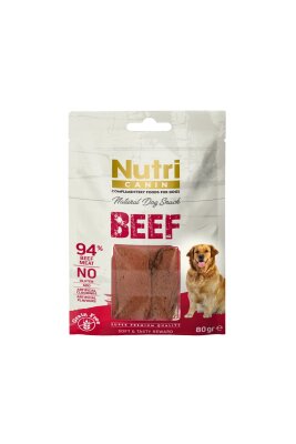 Nutri Canin Sığır Etli Tahılsız Köpek Ödülü 80 Gr