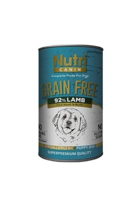 Nutri Canin Tahılsız Kuzulu Yavru Köpek Konservesi 400 Gr