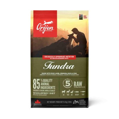 Orijen Tundra Kuzu Etli Tahılsız Köpek Maması 11,4 kg