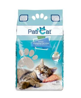 Paticat Marsilya Sabunlu İnce Taneli Topaklanan Bentonit Kedi Kumu 10 Lt