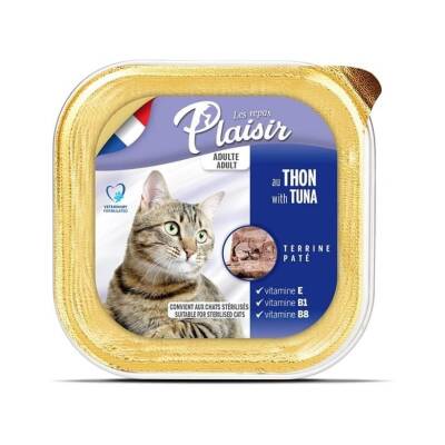 Plaisir Pate Ezme Ton Balıklı Kısırlaştırılmış Yetişkin Kedi Konservesi 100 gr