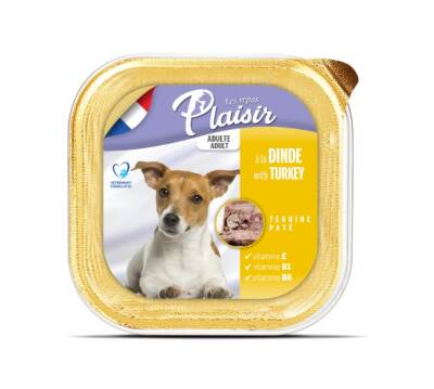 Plaisir Pate Ezme Hindili Yetişkin Köpek Konservesi 150 gr