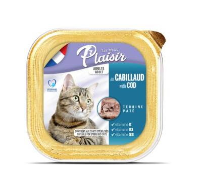 Plaisir Pate Morina Balıklı Kısırlaştırılmış Yetişkin Kedi Konservesi 100 Gr