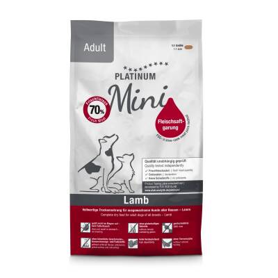 Platinum Mini Kuzulu Yetişkin Köpek Maması 900 Gr