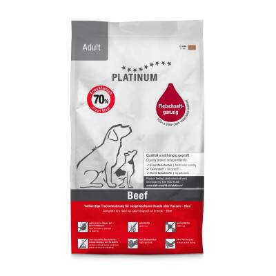 Platinum Sığır Etli Yetişkin Köpek Maması 5 Kg