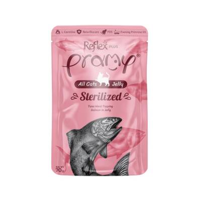 Pramy Strerilizied Probiyotik İçerikli Kısırlaştırılmış Ton Balıklı Yetişikin Kedi Konserve Maması 70 gr