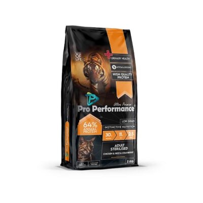 Pro Performance Ultra Premium Tavuklu ve Pirinçli Kısırlaştırılmış Yetişkin Kedi Maması 2 kg