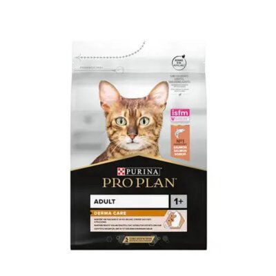Pro Plan Derma Plus (Elegant Adult) Tüy Yumağı Kontrolü Somonlu Kedi Maması 10 kg