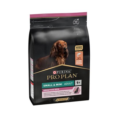 Pro Plan Sensitive Skin Somonlu Küçük Irk Yetişkin Köpek Maması 3 kg