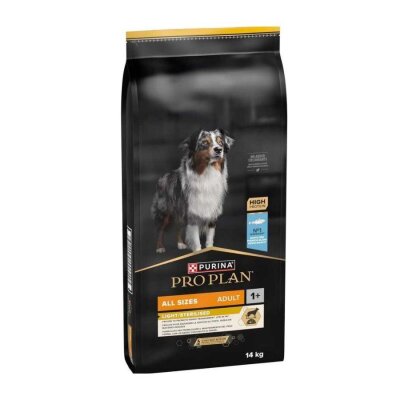 Pro Plan Light Sterilised Kısırlaştırılmış Balıklı Yetişkin Diyet Köpek Maması 14 kg