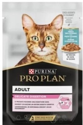 Pro Plan Pouch Sos İçinde Okyanus Balıklı Yetişkin Kedi Konservesi 85 gr
