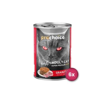 Prochoice Kuzulu Yetişkin Kedi Konservesi 400 gr X 6 Adet