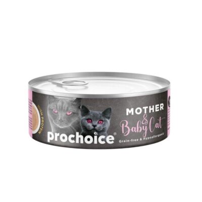 Prochoice Mousse Anne ve Bebek Kediler İçin Yavru Kedi Konservesi 80 gr