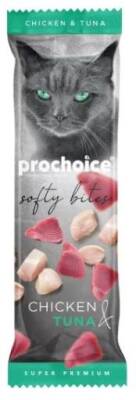 Prochoice Softy Bites Tavuklu ve Ton Balıklı Yumuşak Kedi Ödül Maması 10 gr