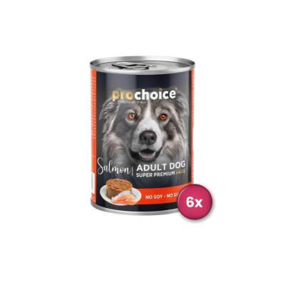 Prochoice Somonlu Tahılsız Yetişkin Köpek Konservesi 400 gr X 6 Adet