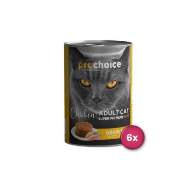 Prochoice Tavuklu Pate Yetişkin Kedi Konservesi 400 gr X 6 Adet