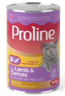 Proline Kuzu Etli Havuçlu Pate Ezme Yetişkin Kedi Maması 400 gr