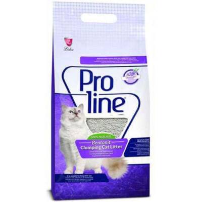 Proline Lavanta Kokulu İnce Taneli Topaklanan Bentonit Kedi Kumu 20 lt